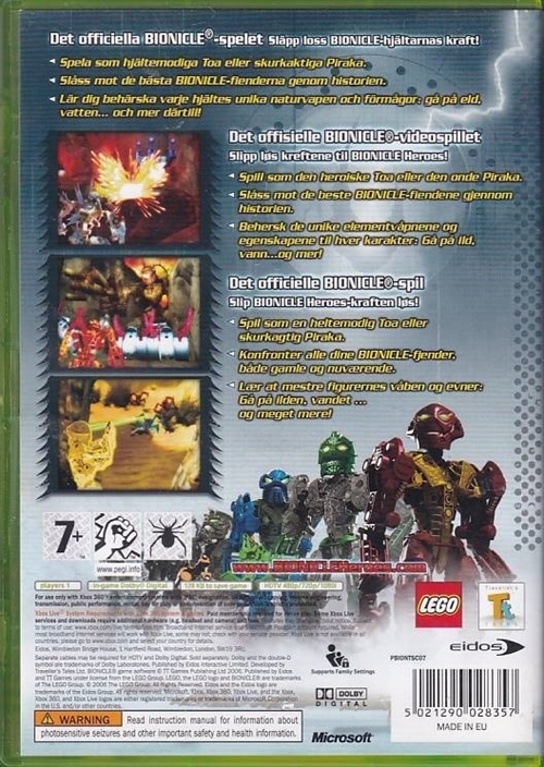 Bionicle Heroes - XBOX 360 (B Grade) (Genbrug)